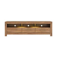 GERMAN BAJO TV GR 200CM C/NOGAL LEDS