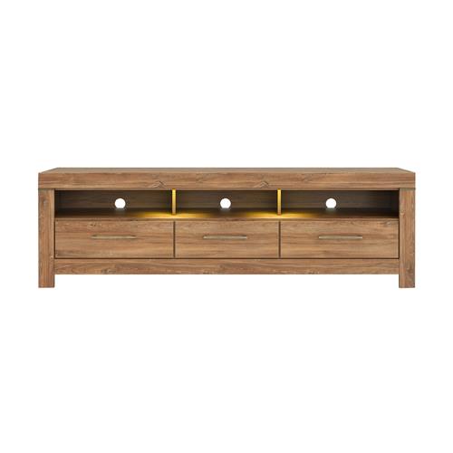 GERMAN BAJO TV GR 200CM C/NOGAL LEDS