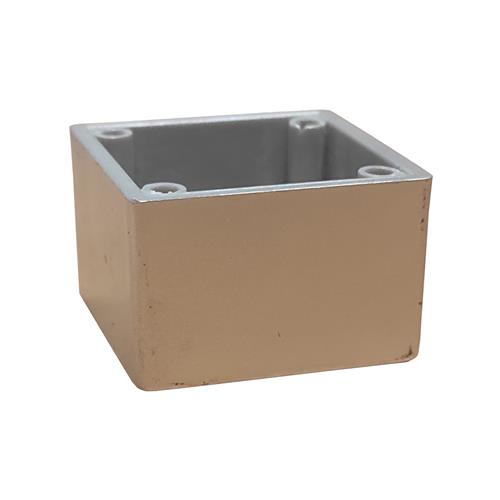 PATAS PLASTICO PARA MESITA Y COMODA PLATEADAS