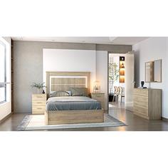 MALAGA CABECERO 160CMS C/CAMBRIA-BLANCO 2