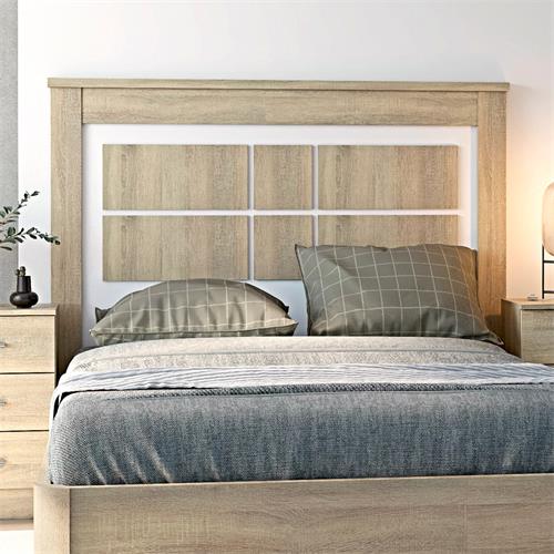 MALAGA CABECERO 160CMS C/CAMBRIA-BLANCO