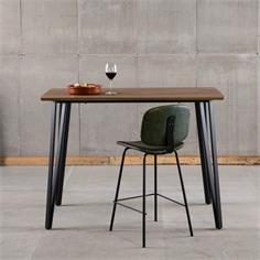 CANDI MESA BAR 140X70 C/ROBLE W P/NEGRO