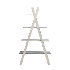 SIA ESTANTERIA 4E C/BLANCO/GRIS CLARO/GRIS OSCURO 2
