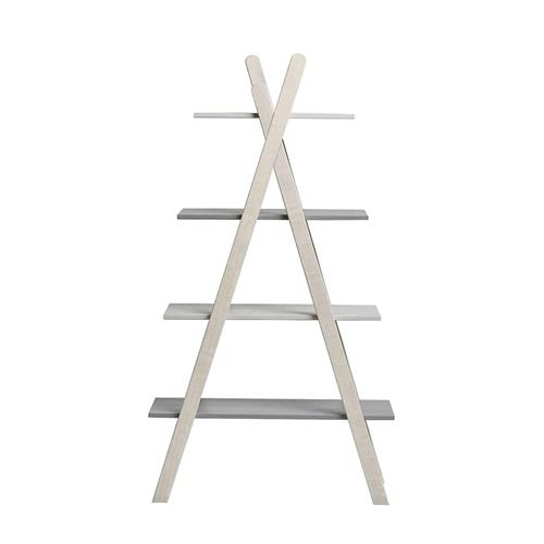 SIA ESTANTERIA 4E C/BLANCO/GRIS CLARO/GRIS OSCURO