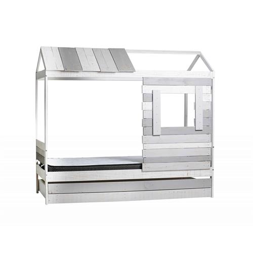 SIA-2 CAMA CABAÑA C/BLANCO/GRIS CLARO/GRIS OSCURO