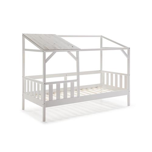 AMON CAMA CABAÑA 90X200 C/BLANCO LAC/GRIS CL. DEST