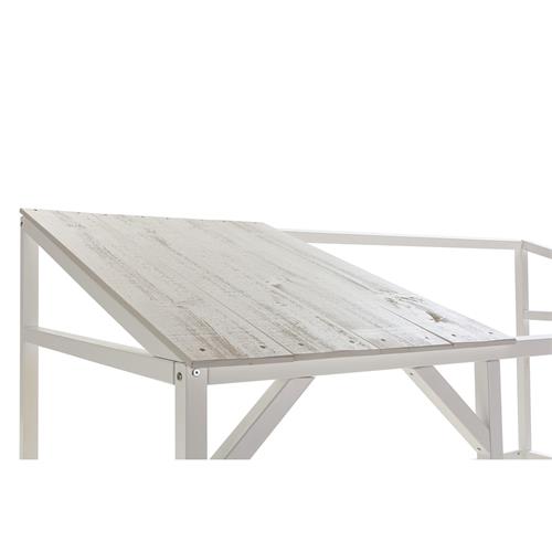 AMON CAMA CABAÑA 90X200 C/BLANCO LAC/GRIS CL. DEST