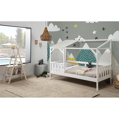 AMON CAMA CABAÑA 90X200 C/BLANCO LAC/GRIS CL. DEST