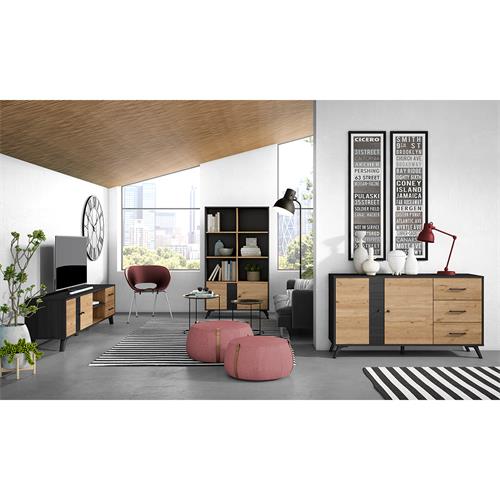BOCAMI MUEBLE TV 2P2C2H BOCAMINA/NATURAL