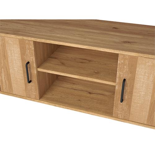 NORDIC MUEBLE TV 2P2H NATURAL/SERIGRAFIA