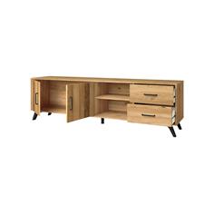 NORDIC MUEBLE TV 2P2C2H NATURAL/SERIGRAFIA 2