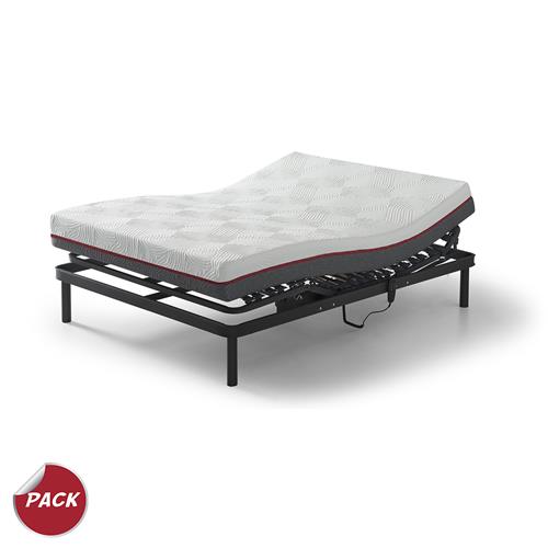 NIOBE PACK CAMA ARTICULADA+COLCHON 105X190