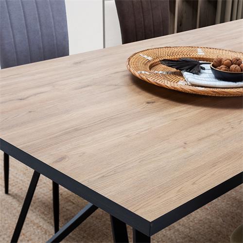 MYLA MESA RECT. 180X90 NATURAL/CANTO BOCAMINA