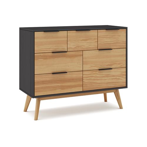 LAVIS COMODA 4+3C PINO BOCAMINA/CERA