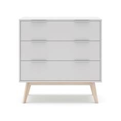 CAMPUS COMODA 3C BLANCO/CERA BLANCO