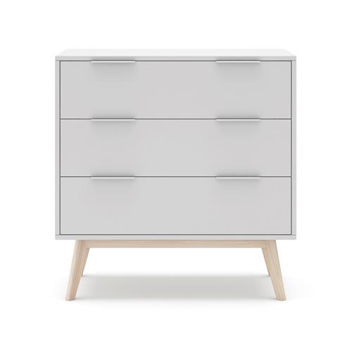 CAMPUS COMODA 3C BLANCO/CERA BLANCO