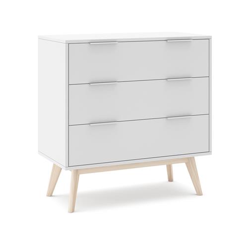 CAMPUS COMODA 3C BLANCO/CERA BLANCO