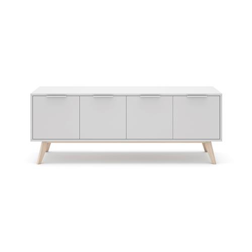 CAMPUS MUEBLE TV 4P BLANCO/CERA BLANCA