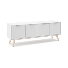 CAMPUS MUEBLE TV 4P BLANCO/CERA BLANCA 2