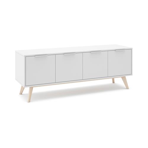 CAMPUS MUEBLE TV 4P BLANCO/CERA BLANCA