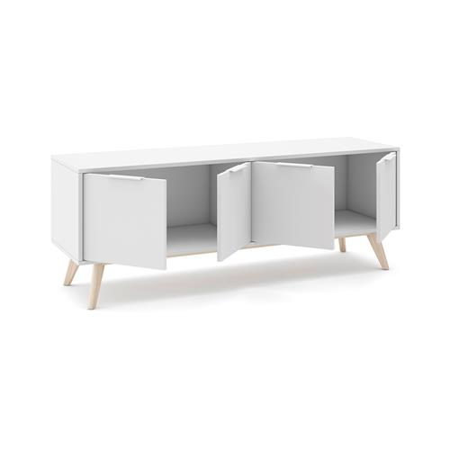 CAMPUS MUEBLE TV 4P BLANCO/CERA BLANCA