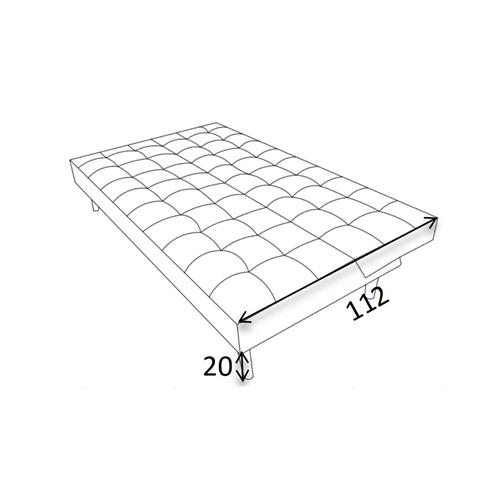 M4001 SOFA CAMA COLOR GRIS OSCURO