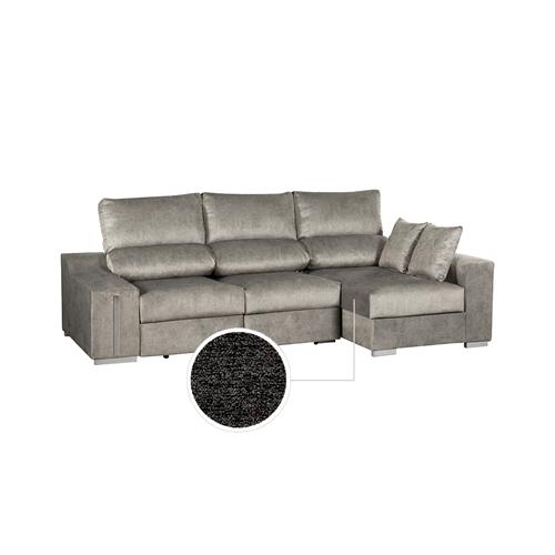 DALI 3P+CHAISE DER. VEGA C/01 GRIS OSC (LAGUNA)