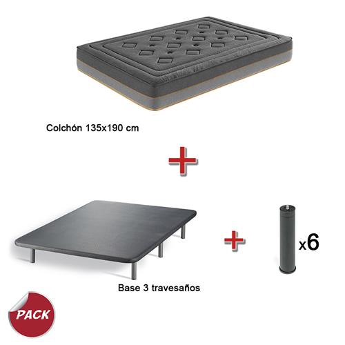 PACK04 - ROMA + BASE 135X190 + 6 PATAS