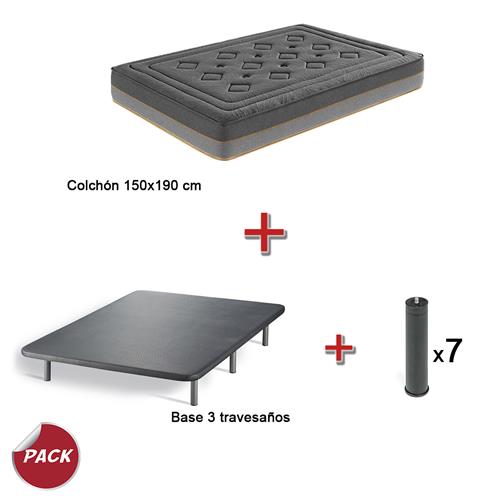 PACK04 - ROMA + BASE 150X190 + 7 PATAS