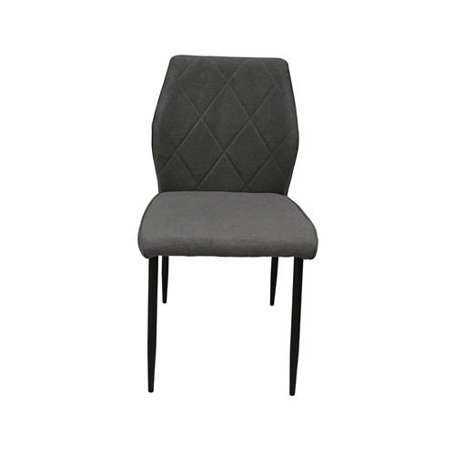 TEBAS SILLA COMEDOR DINO 1 GRIS OSC. P/NEGRA
