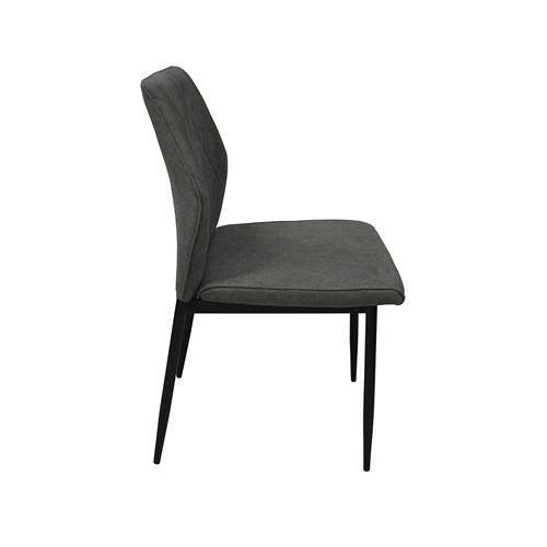 TEBAS SILLA COMEDOR DINO 1 GRIS OSC. P/NEGRA
