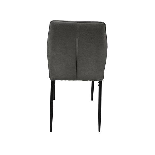 TEBAS SILLA COMEDOR DINO 1 GRIS OSC. P/NEGRA