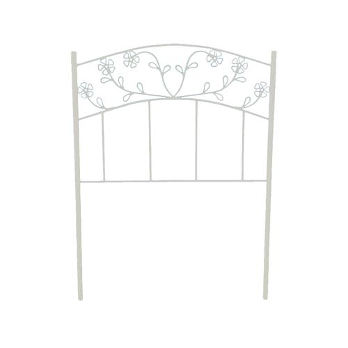 FLORES CABECERO 90CM. FORJA COLOR BLANCO