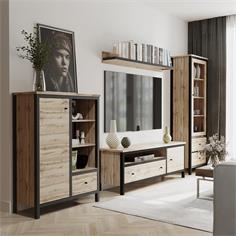 CHOS BODEGUERO 92X121CM OAK-NEGRO 2
