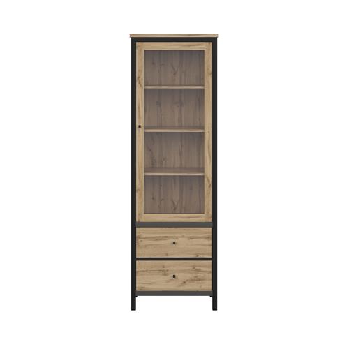 CHOS VITRINA 62X193CM OAK-NEGRO