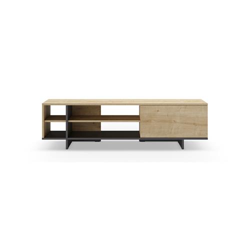 CEQUOIA MUEBLE TV 1P4H ROBLE/NEGRO SILKY