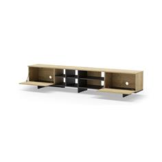 CEQUOIA MUEBLE TV 2P 230CM ROBLE/NEGRO SILKY 2