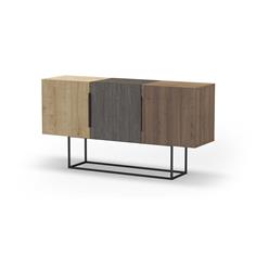 TITAN APARADOR 3P ROBLE/MARRON OSC/NOGAL PATA MADE