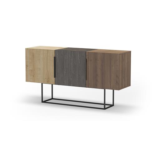 TITAN APARADOR 3P ROBLE/MARRON OSC/NOGAL PATA MADE