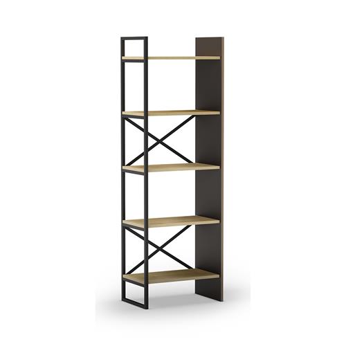 ARA ESTANTERIA 58CM ROBLE/NEGRO SILKY