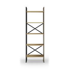 ARA ESTANTERIA 58CM ROBLE/NEGRO SILKY 2