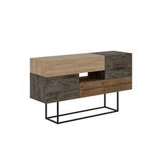TITAN APARADOR 2P2C1H MARRON OSCURO/ROBLE/NOGAL PA