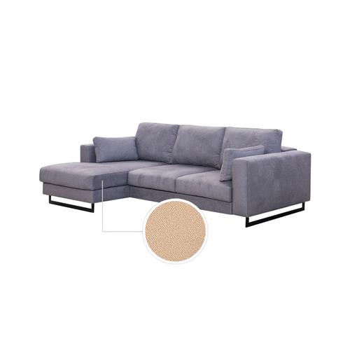 ZEUS 3P+CHAISE  IZQ TAP. KONGO 2 BEIGE