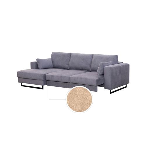 ZEUS 3P+CHAISE  IZQ TAP. KONGO 2 BEIGE