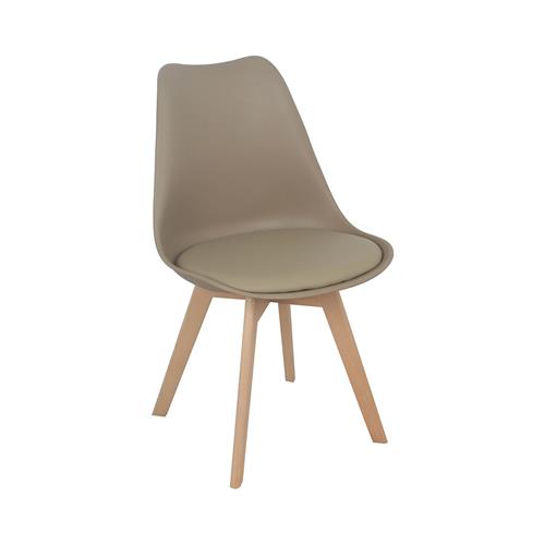 SCARLET SILLA TAUPE GR-03 P/MADERA