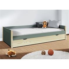 VALKA CAMA NIDO 90X190 VERDE KAKI 444C/CERA BLANCA 2