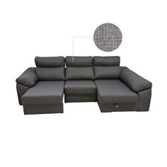 MAKRO 3P+CHAISE. (ARCON) DER. KATYA 11 GRIS CLARO