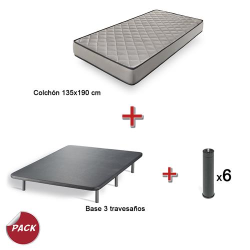 PACK - ECO20 + BASE 135X190 + 6 PATAS