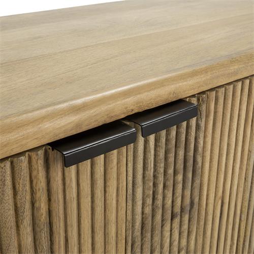 MUNDRA MUEBLE TV 4P MADERA MANGO P/METAL (I)