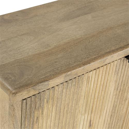 MUNDRA APARADOR 4 190CM. MADERA MANGO P/METAL (I)